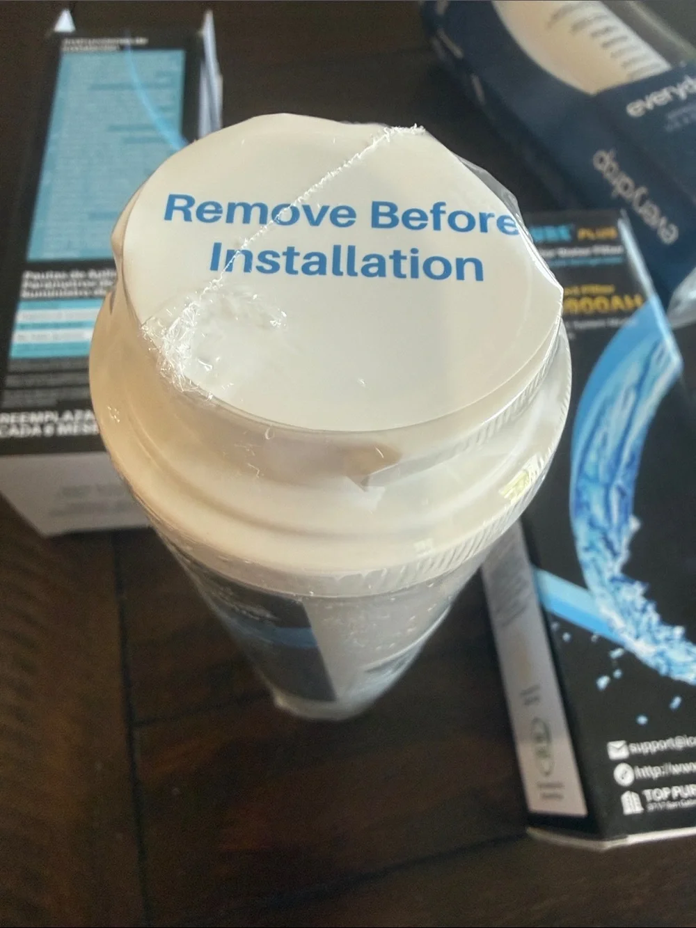 RWF0900AH Refrigerator Water Filter - Black/Blue
